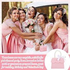 Handbag Shaped Paper Wedding Candy Gift Boxes&nbsp;CON-WH0115-38