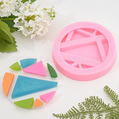 丸型携帯電話スタンドのDIYシリコン型キット  プラスチック製の丸い攪拌棒を含む  プラスチックピペット  ラテックス指サック  シリコーン攪拌ボウル  ショッキングピンク  104x18mm  内径：80mm  2pc&nbsp;DIY-OC0003-44