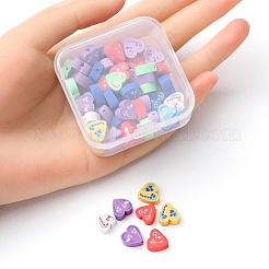 65Pcs Handmade Polymer Clay Beads&nbsp;CLAY-YW0001-68