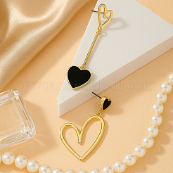3 Pairs 3 Colors Alloy Dangle Stud Earrings&nbsp;EJEW-GO0003-05