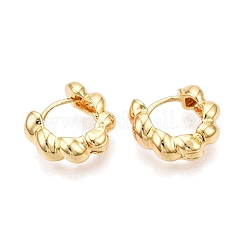 Ring Brass Hoop Earrings for Women&nbsp;EJEW-N054-60G