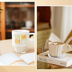 24Pcs Rubber & Cork Coasters&nbsp;DIY-SP0004-11