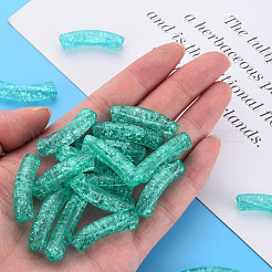 Transparent Crackle Acrylic Beads&nbsp;CACR-S009-001A-N68