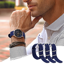 3Pcs Nylon Watch Bands&nbsp;AJEW-OC0015-63D