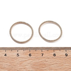 鉄バネ指輪  ゴールドカラー  2mm  usサイズ7 1/4(17.5mm)&nbsp;RJEW-M050-01G