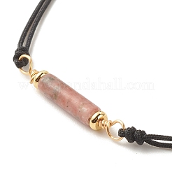 Adjustable Natural Jade Braided Beaded Bracelets for Women&nbsp;BJEW-JB07792
