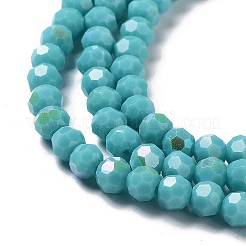 Opaque Glass Beads Strands&nbsp;EGLA-A035-P4mm-L12