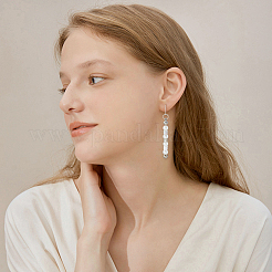 6 Pairs 3 Styles Alloy Dangle Earrings&nbsp;EJEW-HS0001-41