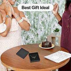 10Pcs 5 Styles Texture Paper Jewelry Gift Boxes&nbsp;OBOX-FS0001-01A