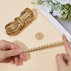Flat PU Leather Braided Cord&nbsp;OCOR-WH0086-87A-01