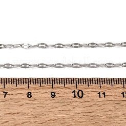 12mm 304ステンレススチール製ダップチェーンネックレス（男女兼用）2.2個  変色なし  ステンレス鋼色  18.11インチ（46cm）&nbsp;NJEW-H093-15P