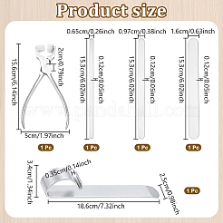 Carbon Alloy Bangle Size Adjuster Pliers&nbsp;AJEW-WH0481-641