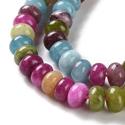 Natural Dyed White Jade Beads Strands&nbsp;X-G-B124-B01-01