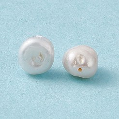 バロック天然ケシパールビーズ  卵  貝殻色  7~7.5x6~6.5x4.5~5.5mm  穴：0.6mm&nbsp;PEAR-N020-P36