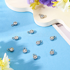 10Pcs Glass Rhinestone Charms&nbsp;STAS-TA0003-26F