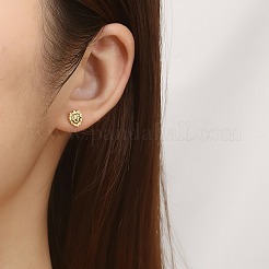 304 Stainless Steel Stud Earrings for Women&nbsp;FU7169-1