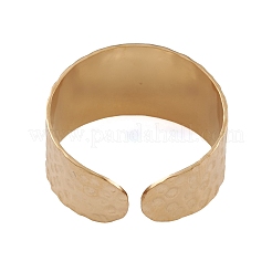 Ion Plating(IP) 304 Stainless Steel Open Cuff Rings for Women&nbsp;RJEW-G285-62G