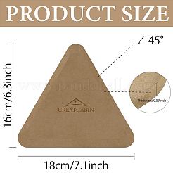 MDF 木材 セラミック 成形ツール  三角形  180x160x15mm&nbsp;DIY-WH20042-021