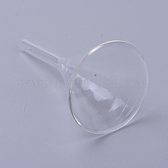 Transparent Glass Funnel Hopper&nbsp;AJEW-WH0104-45B