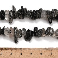 天然トマムマシンクォーツビーズ連売り  チップ  8~18.5x6.5~10x1.5~7mm  穴：0.7~1mm  約96~130個/連  15.94''（40.5センチメートル）&nbsp;GG-CBAC61B-C05-01