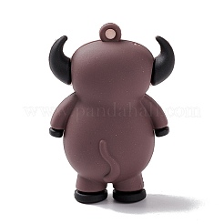 Opaque PVC Plastic Big Pendants&nbsp;KY-G017-B08