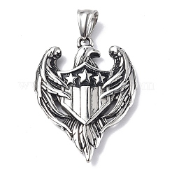 304 Stainless Steel Pendant&nbsp;STAS-C065-07AS