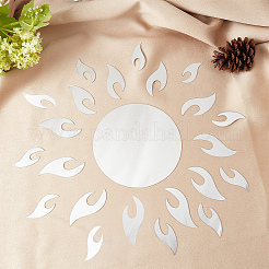 Sunflower Acrylic Mirrors Wall Stickers&nbsp;DIY-WH0167-49B