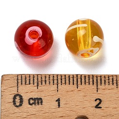 Transparent Acrylic Enamel Beads&nbsp;OACR-D315-01