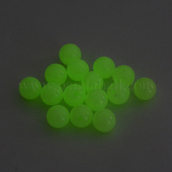 Luminous Acrylic Round Beads&nbsp;X-LACR-R002-6mm-01