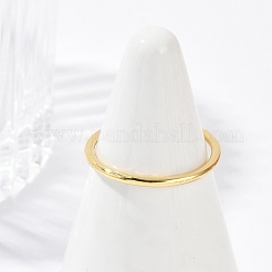 Simple Brass Finger Rings for Women&nbsp;RJEW-G343-12G