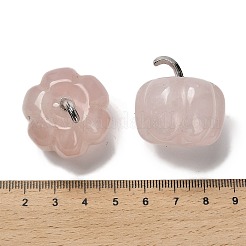 Natural Rose Quartz Bell Pepper Figurines&nbsp;G-Q190-02P-02