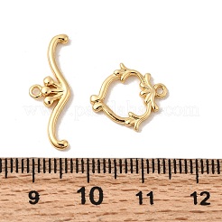 Brass Toggle Clasps&nbsp;KK-P340-44G