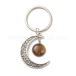Natural Mixed Gemstone Cabochons Keychain&nbsp;KEYC-JKC00281