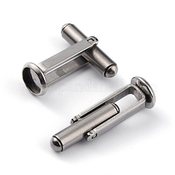 304 Stainless Steel Cuff Buttons&nbsp;STAS-L262-39B-P
