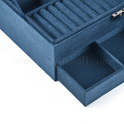 Velvet & Wood Jewelry Boxes&nbsp;VBOX-I001-04B