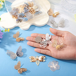 DIY Brass Pendant and Connector Charms Findings Kits&nbsp;DIY-TA0013-46