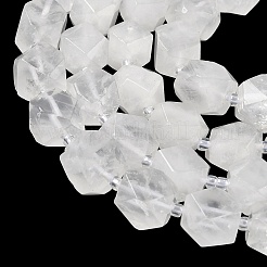 Natural Quartz Crystal Beads Strands&nbsp;GG-CBAF8A8-A14-01