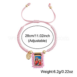 Printed 304 Stainless Steel Charm Bracelets&nbsp;QB7053