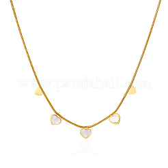 Stainless Steel 5 Heart Pendant Necklaces for Women Daily Wear&nbsp;DA3122-2
