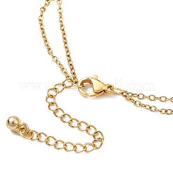 Alloy Enamel Fruit Charm Anklet&nbsp;AJEW-AN00560-02