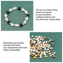 420Pcs 6 Colors Tibetan Style Alloy Beads&nbsp;TIBEB-PH0004-89