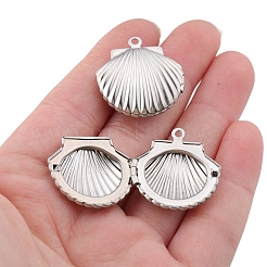 Stainless Steel Locket Pendants&nbsp;PW-WG6FFAD-01