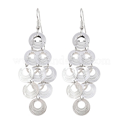 Brass Dangle Earrings&nbsp;EJEW-B157-02D-P