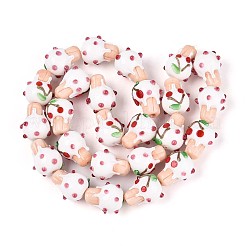 Handmade Lampwork Bumpy Beads&nbsp;LAMP-T022-06F