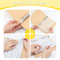 24Pc A5 PVC Loose Leaf Bags&nbsp;AJEW-PH0011-33