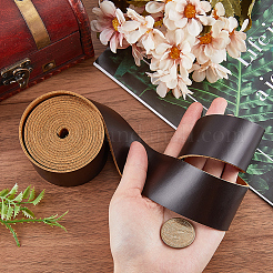 2M Flat AB Grade Cowhide Leather Cord&nbsp;AJEW-WH0479-73B-03