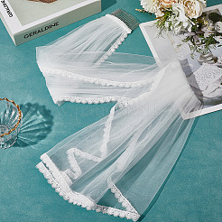 Nylon Mesh Bridal Veils&nbsp;AJEW-WH20018-77