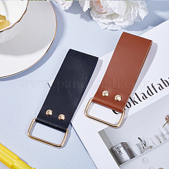 2Pcs 2 Style Leather Tape Measure Clip for Belt&nbsp;AJEW-GF0007-76