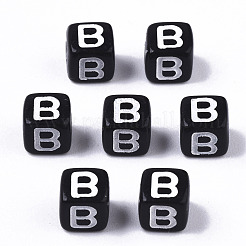 Opaque Acrylic Beads&nbsp;SACR-N002-01B