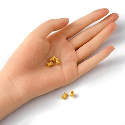 中空合金チューブベイル  ループベイル  ペンダントベイル  マットゴールドカラー  7x8x5mm  穴：1.2mm  内径：2.5mm&nbsp;FIND-YW0002-20